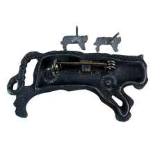 Load image into Gallery viewer, Silver Tiger &amp; Cubs Brooch
