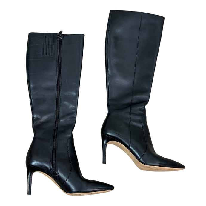 Via Spiga Black Stiletto Boots Size 5.5