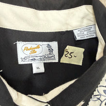 Load image into Gallery viewer, 90s Panhandle Slim Black &amp; White Embroidered Western Shirt Pearl Snap Size XL

