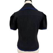 Load image into Gallery viewer, Marc by Marc Jacobs Wool Blend Short Sleeve Military Style Blazer Jacket Size 6
