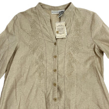 Load image into Gallery viewer, Embroidered Linen/Cotton 2 Pieces Pants Set Size Medium 

