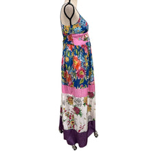 Load image into Gallery viewer, 2000s Johnny Was Floral Patchwork Embroidered Maxi Dress Small
