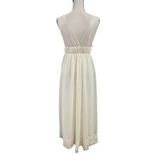 Load image into Gallery viewer, Vintage 1970s Ivory Lace Nylon Bridal Nightgown USA Made Size Small
