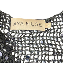 Load image into Gallery viewer, Aya Muse Sequin Knit Top Small
