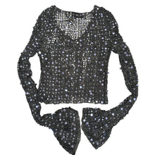 Load image into Gallery viewer, Aya Muse Sequin Knit Top Small
