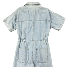 Load image into Gallery viewer, 100% Cotton Denim Short Sleeve Coveralls Size Medium
