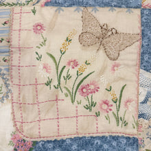 Load image into Gallery viewer, 90s Pastel Handmade Baby Quilt Blanket
