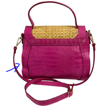Load image into Gallery viewer, Maria Antonietta Woven Straw Leather Crossbody Tuscany
