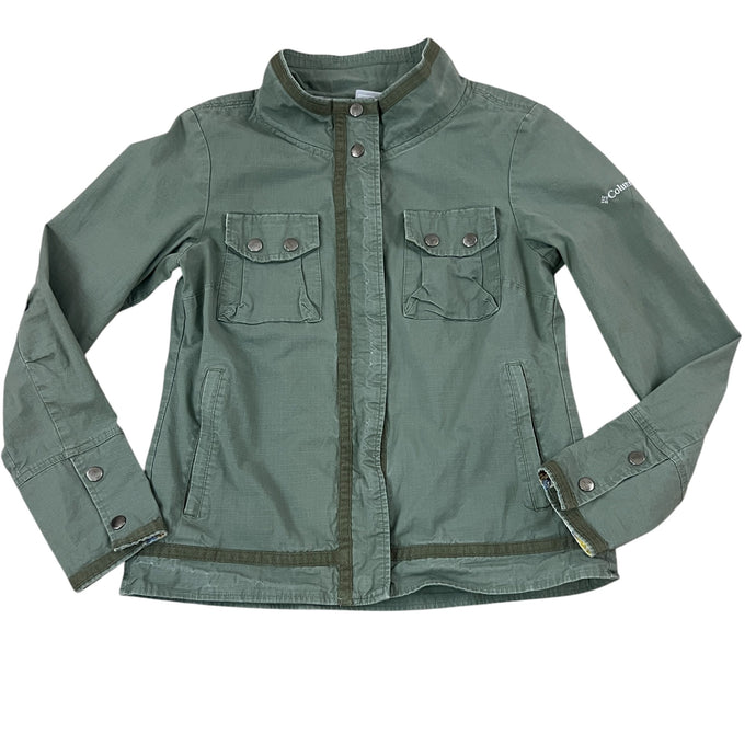 Womens Columbia Lightweight Hiking Cargo Jacket Size Small 