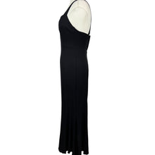 Load image into Gallery viewer, Vintage 90s Long Black Sweetheart Neck Cocktail Dress
