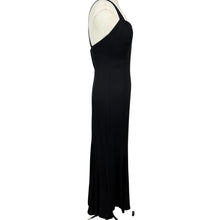 Load image into Gallery viewer, Vintage 90s Long Black Sweetheart Neck Cocktail Dress
