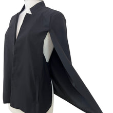 Load image into Gallery viewer, Black Cape Blazer Size Small
