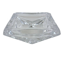 Load image into Gallery viewer, Vintage Heavy Square Glass Ashtray 4.5"

