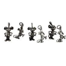 Load image into Gallery viewer, Rare Vintage 1930s Silver Mickey Mouse Charms
