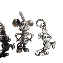 Load image into Gallery viewer, Rare Vintage 1930s Silver Mickey Mouse Charms
