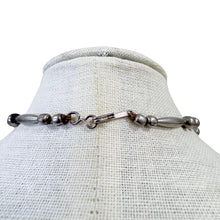 Load image into Gallery viewer, Vintage 800 Silver Graduated Bench Bead Statement Necklace 24"
