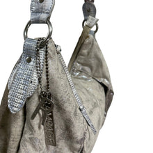 Load image into Gallery viewer, Rampage Y2K Silver Shoulder Bag w Logo Charms
