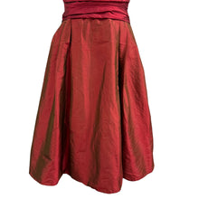 Load image into Gallery viewer, 100% Silk V-Neck Fit-&amp;-Flare Formal Dress Size 10

