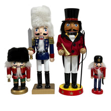 Load image into Gallery viewer, Nutcracker Lot – 11-Piece Collection, Tallest 15″ – Classic Christmas Soldiers &amp; Queen
