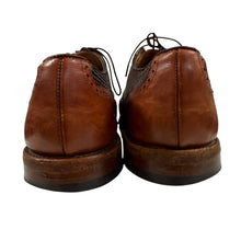 Load image into Gallery viewer, VTG Allen Edmonds Hampstead Brown Woven Leather Wingtip Shoes Size 12 Made in USA
