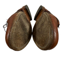 Load image into Gallery viewer, VTG Allen Edmonds Hampstead Brown Woven Leather Wingtip Shoes Size 12 Made in USA
