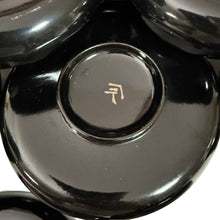 Load image into Gallery viewer, Vintage Japanese Black Lacquer Bowls w/ lids Set of 13
