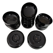Load image into Gallery viewer, Vintage Japanese Black Lacquer Bowls w/ lids Set of 13
