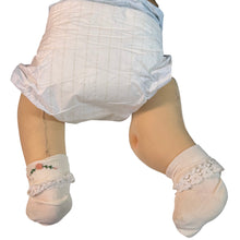 Load image into Gallery viewer, Handmade Vintage Cloth Rag Baby Doll with Yarn Hair
