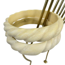 Load image into Gallery viewer, Vintage Hand-Carved Twisted Bovine Bone Bangle Bracelets Pair 7.5
