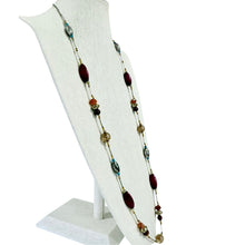 Load image into Gallery viewer, Vintage 1970s Extra Long Station Opera Necklace 38"
