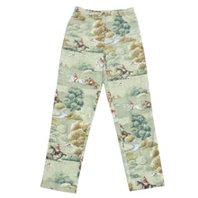 Load image into Gallery viewer, Vintage 90s Equestrian Fox Hunt Print Trousers Size 6 Made in USA
