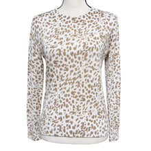 Load image into Gallery viewer, 100% Merino Wool Animal Print Leopard Spotted Crewneck Sweater
