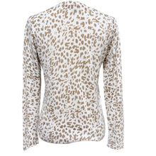 Load image into Gallery viewer, 100% Merino Wool Animal Print Leopard Spotted Crewneck Sweater
