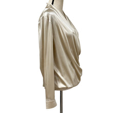 Load image into Gallery viewer, 100% Silk Champagne Blouse Size Small

