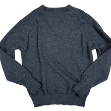 Load image into Gallery viewer, Vintage L.L. Bean Gray Wool V-Neck Sweater Size Large Made in England
