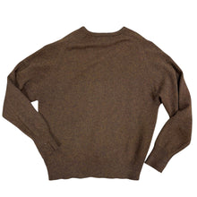 Load image into Gallery viewer, Vintage L.L. Bean Brown Wool V-Neck Sweater Size Large Made in Scotland
