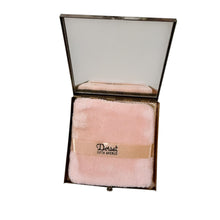 Load image into Gallery viewer, 1950s Dorset Fifth Avenue Two-Tone Floral Cross Powder Compact
