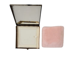 Load image into Gallery viewer, 1950s Dorset Fifth Avenue Two-Tone Floral Cross Powder Compact
