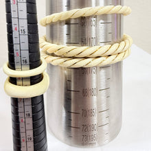 Load image into Gallery viewer, Vintage Carved Natural Bone Jewelry Set 3 Twist Bangles 2 Swirl Dome Rings
