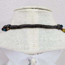 Load image into Gallery viewer, Vintage Artisan Multi-Strand Glass Bead Statement Necklace
