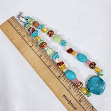 Load image into Gallery viewer, Vintage Artisan Multi-Gemstone Statement Necklace
