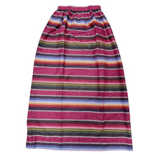 Load image into Gallery viewer, 1970s Woven Boho Maxi Folk Skirt Size Small
