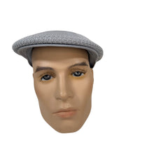 Load image into Gallery viewer, Gray Newsboy Cap One Size
