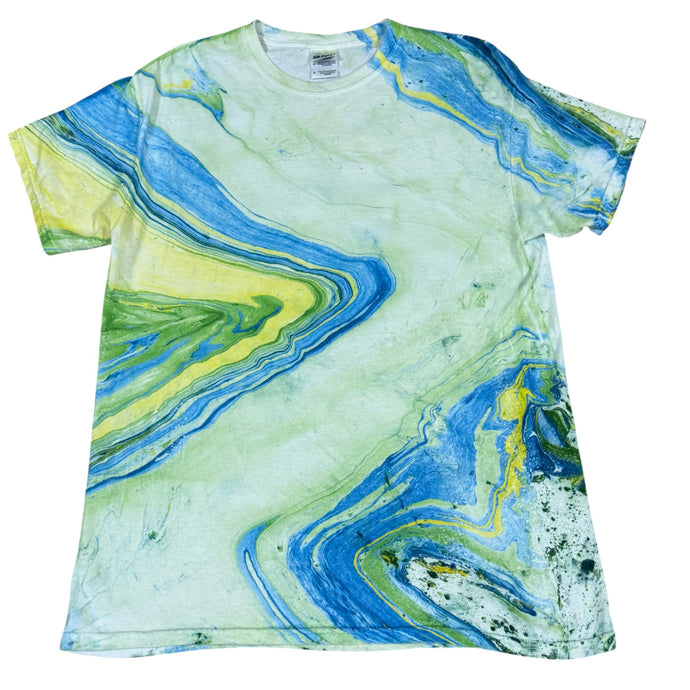 100% Cotton Tie Dye Tee Shirt Size Medium