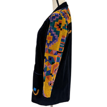 Load image into Gallery viewer, Vintage 80s/90s Aztec Pattern Western Blazer Size Medium

