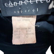 Load image into Gallery viewer, 90s Long Black Velvet Sheath Dress Size 12
