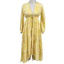 Load image into Gallery viewer, Free People Pappiet Midi/Maxi Dress in Sunshine Size XS
