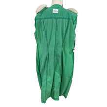 Load image into Gallery viewer, Vintage 80s Betty Barclay 100% Cotton Shirt Dress in Kelly Green Size Large
