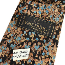 Load image into Gallery viewer, Vintage Valentino Floral Logo Necktie Made in Italy - Vintage luxury menswear
