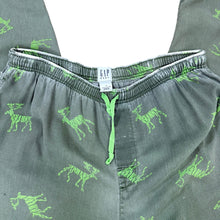 Load image into Gallery viewer, Y2K GAP Body 100% Cotton Lounge Pants Olive Green  Size Medium 90s 2000s Aesthetic
